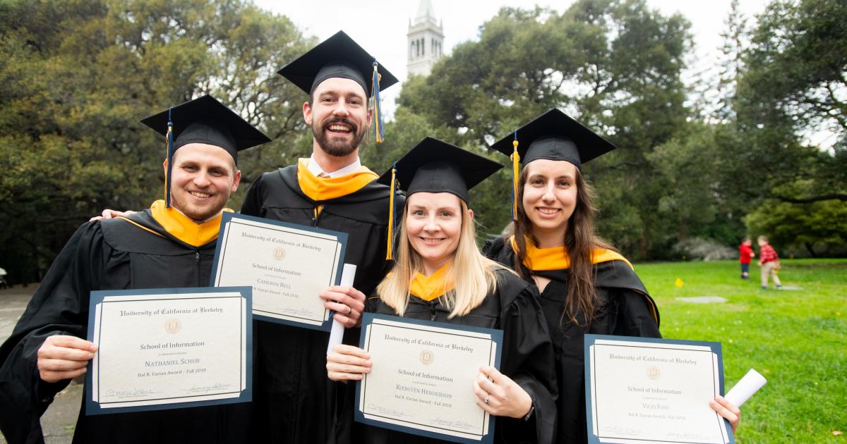 Commencement Awards Honor Winter Graduates UC Berkeley School of Information