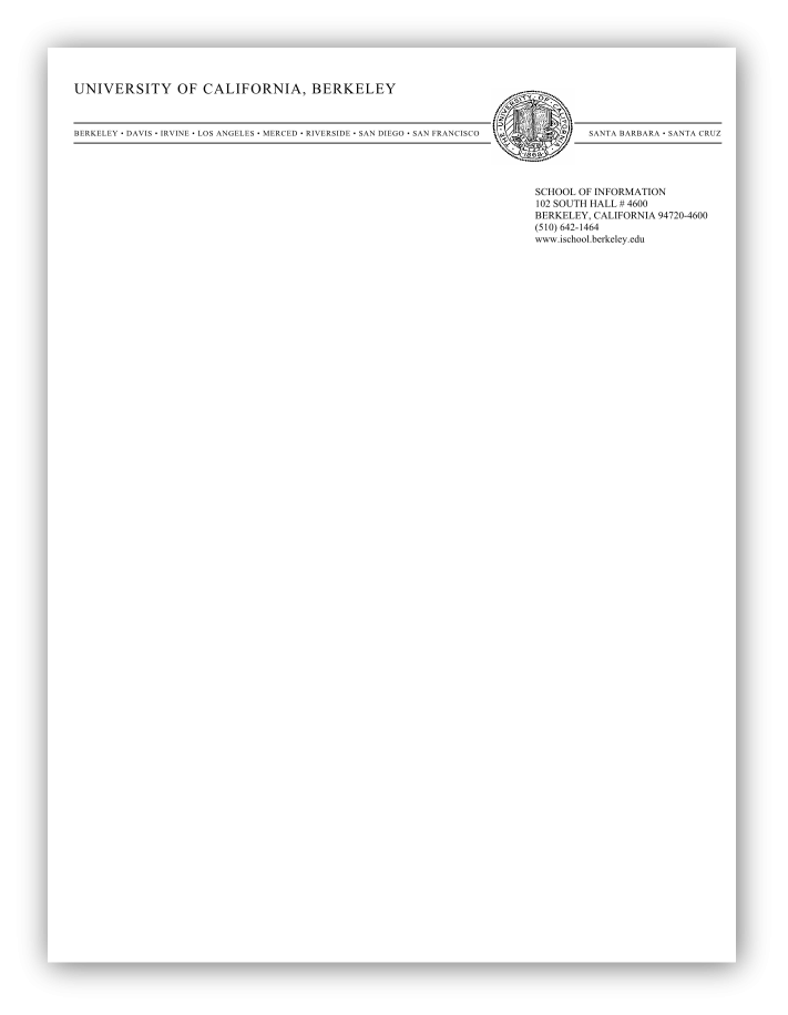 Formal letterhead with UC Berkeley seal (Word doc)