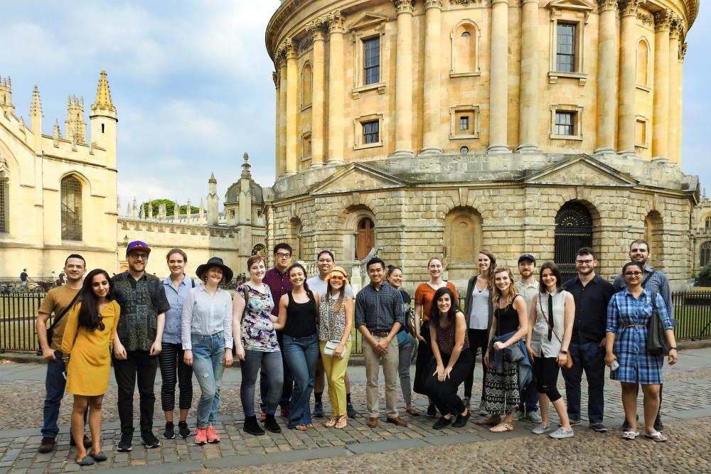 Summer Doctoral Program participants at Oxford in 2019