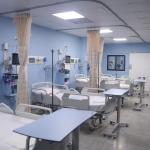 Picture of an empty intensive care unit