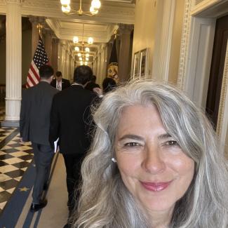 headshot of Professor Deirdre K. Mulligan in the Eisenhower Executive Office Building