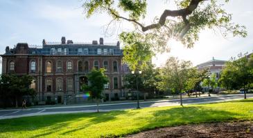 photo of south hall on a sunny day