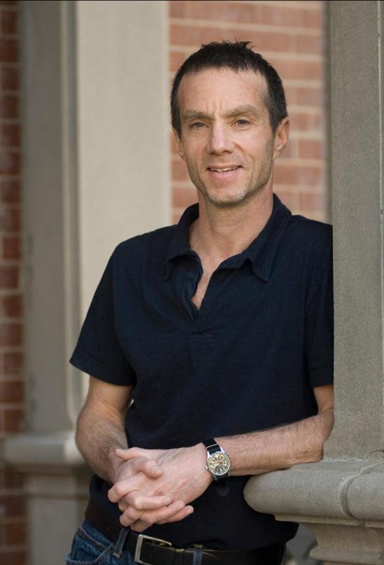 photo of steve weber in front of south hall