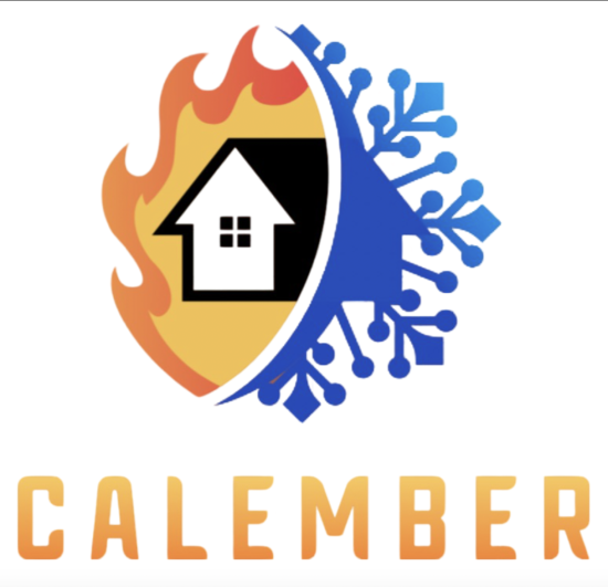 CalEmber Logo of a house fire being extinguished.