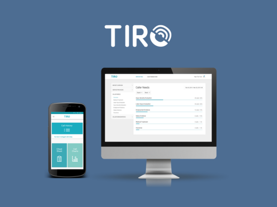 TIRO consists of both an Android app and a web app