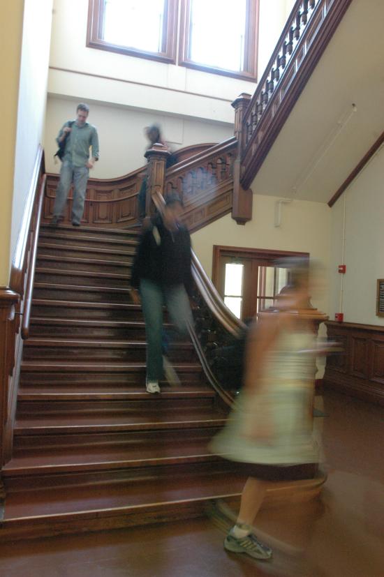 South Hall Stairs, 2005 (photo: Peg Skorpinski)